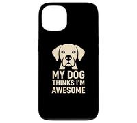 Carcasa para iPhone 13 Regalo Divertido para un Amante de Las Mascotas con la Frase «Mi Perro Piensa Que Soy yo»