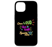 Carcasa para iPhone 13 Regalo para animadoras Cheer Cheer Loud Shine Bright