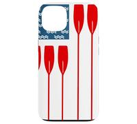Carcasa para iPhone 13 Remo Regatta us Bandera Estados Unidos América Deportes acuáticos Patriota