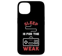 Carcasa para iPhone 13 Retro Gaming - Sleep is For The Weak Gamepad para Gamer Funny
