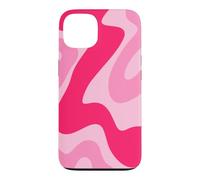 Carcasa para iPhone 13 Retro Hot Pink Swirl Abstracto Estético Groovy 70s Boho Y2K