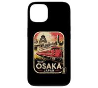 Carcasa para iPhone 13 Retro Osaka Japón Tren Viaje Vintage Recuerdo Japonés