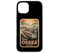 Carcasa para iPhone 13 Retro Osaka Japón Tren Viaje Vintage Recuerdo Japonés
