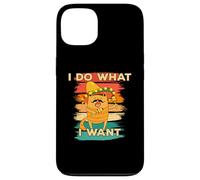 Carcasa para iPhone 13 Retro Vintage Hago lo Que Quiero Cat Mexican Cinco de Mayo