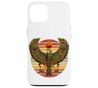 Carcasa para iPhone 13 Retro Vintage Horus Antiguo Falcon Egipcio Jeroglífico