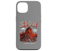 Carcasa para iPhone 13 Retro Zion National Park Vintage Style Angels Landing Utah