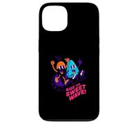 Carcasa para iPhone 13 Ride The Sweet Wave, diseño Retro de neón y Frutas para Surf