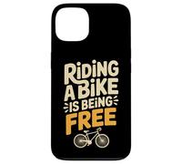 Carcasa para iPhone 13 Riding A Bike Is Being Free Freedom Biker Lifestyle -