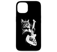 Carcasa para iPhone 13 Rock Cat Playing Guitar - Funny Guitar Cat