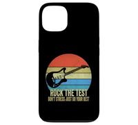 Carcasa para iPhone 13 Rock The Test Don't Stress Test Day, Divertido día de exámenes, Profesor