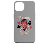Carcasa para iPhone 13 Rockabilly Feeling Lucky Devil Dice 50 Retro Vintage Casino