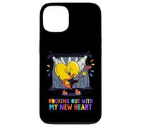 Carcasa para iPhone 13 Rocking out with My New Heart Design - Lindo corazón de Guitarra