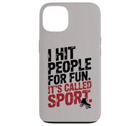Carcasa para iPhone 13 Roller Derby Diciendo: Golpeo a la Gente por diversión, se Llama Deporte
