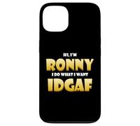 Carcasa para iPhone 13 Ronny Costume Idgaf Meme Personalized First Name Ron Joke
