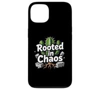 Carcasa para iPhone 13 Rooted in Chaos Funny Cactus Gardener Graphic