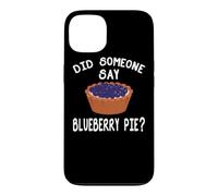 Carcasa para iPhone 13 Ropa Blueberry Pie - Gran diseño Divertido para Amantes de los Pasteles