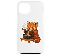 Carcasa para iPhone 13 Roter Panda Mit Nudeln Ramen Kawaii Roter Panda