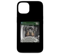 Carcasa para iPhone 13 Rottweiler Hay Movimiento en tu Puerta Principal Rottie Silly