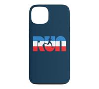 Carcasa para iPhone 13 Run Vintage Red White & Blue Retro Runner Graphic