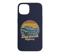 Carcasa para iPhone 13 Ruta panorámica Nacional 212 Retro de la autopista Beartooth