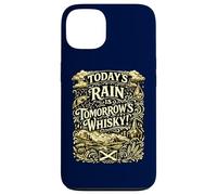 Carcasa para iPhone 13 Sabiduría Escocesa sobre la Lluvia y el Whisky