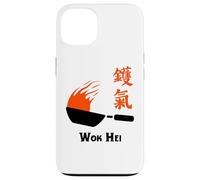 Carcasa para iPhone 13 Sabores de Wok Hei Funny Chinese Wok Cocinar Arroz Frito