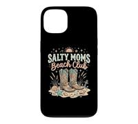 Carcasa para iPhone 13 Salty Moms Beach Club - Botas Vaqueras Divertidas y Lindas Occidentales