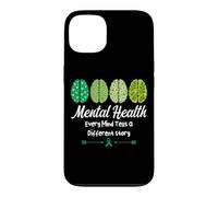 Carcasa para iPhone 13 Salud Mental Cada Mente Cuenta una Historia Diferente Positividad