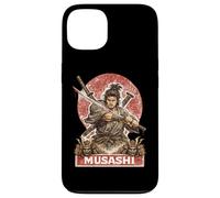 Carcasa para iPhone 13 Samurai Warrior Musashi, Luchador de Espadas japonés