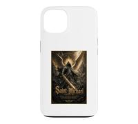 Carcasa para iPhone 13 San Miguel Gótico Guerrero Ángel Sagrado Icono Arte Fe