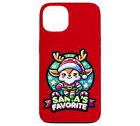 Carcasa para iPhone 13 Santas Favorite Cute Reno Christmas Santa Helper