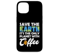 Carcasa para iPhone 13 Save Earth The Only Planet with Coffee Earth Day