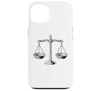 Carcasa para iPhone 13 Scales of Justice Libra Star Sign Legal Gift Abogado Juez
