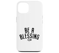 Carcasa para iPhone 13 Sé una bendición, Atleta Cristiano, Valiente, Cristiano