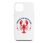 Carcasa para iPhone 13 Seafood Quote Coastal Humor Lobster Is My Happy Place