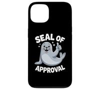 Carcasa para iPhone 13 Seal of Approval Pun Funny Seal