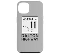 Carcasa para iPhone 13 Señal de Carretera de Alaska, Ruta 11, de Dalton Highway