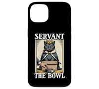 Carcasa para iPhone 13 Servant The Bowl Cat In Box - Cuenco de Comida con diseño de Gato Divertido