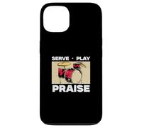 Carcasa para iPhone 13 Serve Play Alabanza para Músicos Cristianos Adorar Bateristas