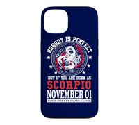 Carcasa para iPhone 13 Signo de Escorpio Noviembre 01 Horóscopo de la Estrella de la astrología del Zodiaco
