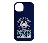 Carcasa para iPhone 13 Signo del Zodiaco Cáncer Julio 20 Horóscopo Astrología Cumpleaños