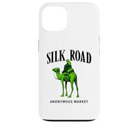 Carcasa para iPhone 13 Silk Road Mercado Anónimo Camello Logo Dark Web Hacker Geek