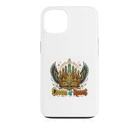 Carcasa para iPhone 13 Símbolo de Poder nórdico de Corona de runas