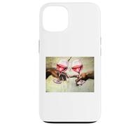 Carcasa para iPhone 13 Sistine Chapel Copa DE Vino Divertido Renacimiento Michelangelo