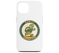 Carcasa para iPhone 13 Slow A.F. AF Running Club Turtle Runner Retro Funny Running