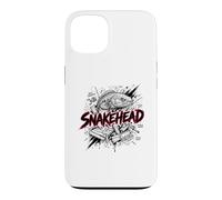 Carcasa para iPhone 13 Snakehead Predator Jungle Swamp Pescador