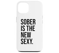 Carcasa para iPhone 13 Sober is The New Sexy & Sober Anniversary Sobriety Recovery