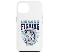 Carcasa para iPhone 13 Solo Quiero IR a Pescar