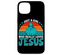Carcasa para iPhone 13 Solo una Chica Que Realmente ama a Jesús