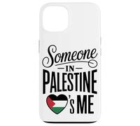 Carcasa para iPhone 13 Someone In Palestine Loves Me Palestine Heart